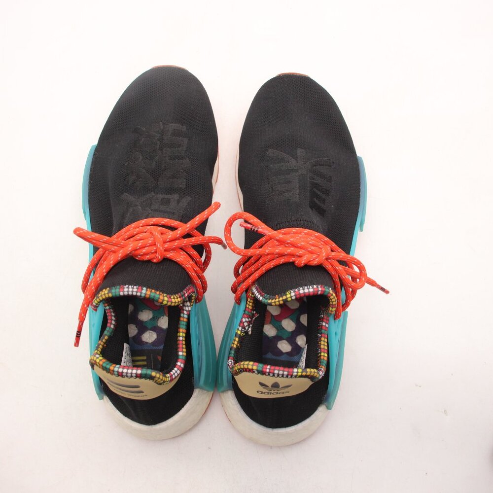 Adidas x Pharrell Williams Human RACE NMD Men's Size 12 Black Sneakers EE7582 - Picture 6 of 9